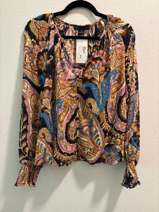 Sanctuary Tops - NWT Sancutary Women’s Paisley Peasant Blouse, size M